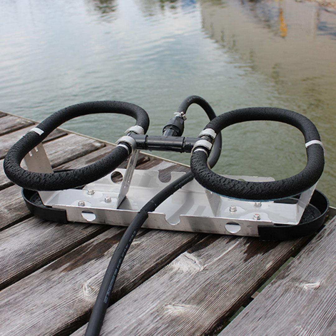 Kasco: Robust-Aire Systems | RA1, RA2, RA3 | Pond Aeration | Base Mount and Post Mount Packages | Diffused Air kits for Ponds - Midwest Ponds