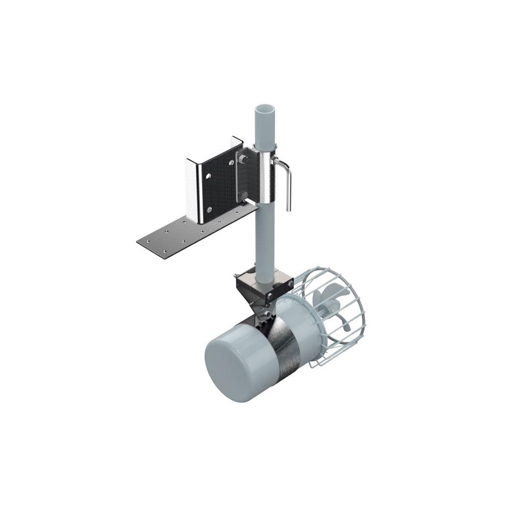 Kasco Marine: Universal Dock Mount | Industrial Dock Mount | Universal Mount with Simple Swivel | Dock Mount for Deicer & Aquaticlear - Midwest Ponds