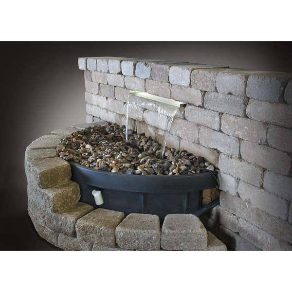 EasyPro: Vianti Falls Extended Lip Spillway Kit | 11" | 23" | 35" | No Light | Blue LED | White LED