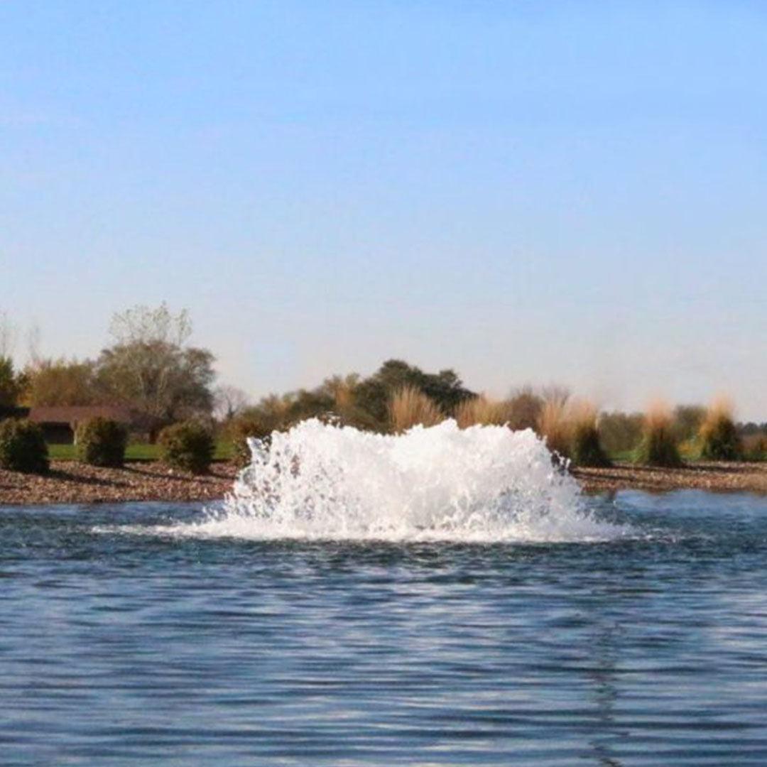 Kasco Marine: 240 Volt | Floating Surface Aerator | 1/2HP | 3/4HP | 1HP | 7 Cord Lengths Available - Midwest Ponds
