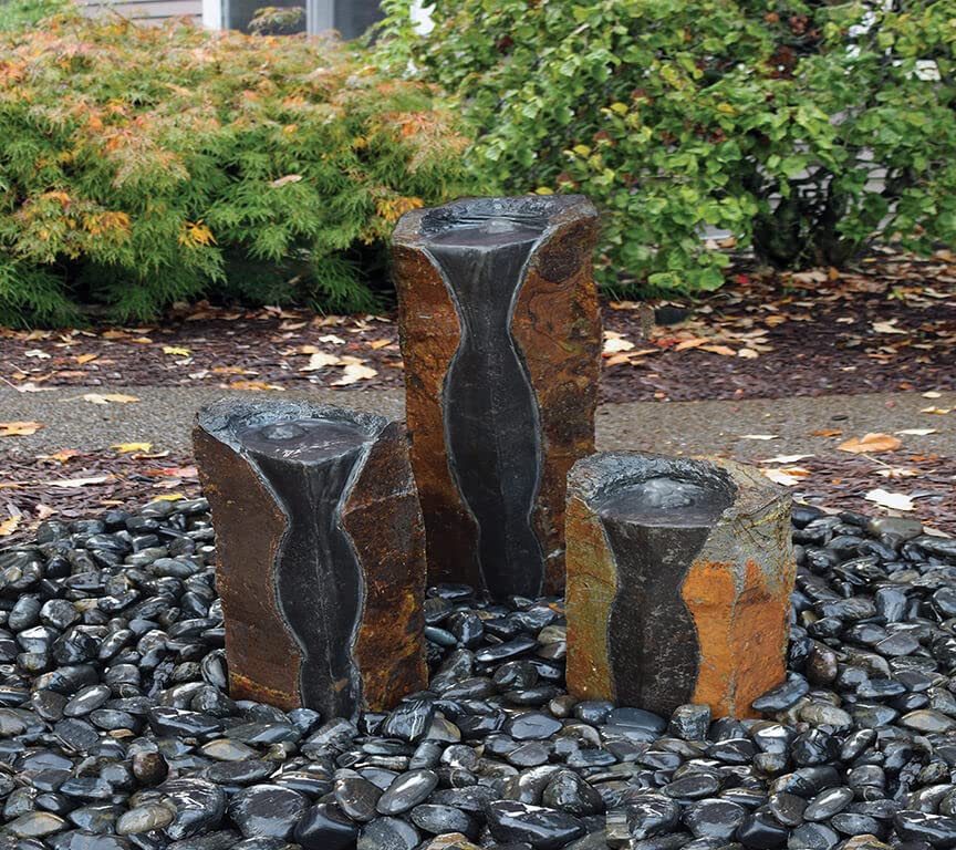 EasyPro: Tranquil Decor | Bordeaux Fountain Trio Complete Kit | 12" 18" 24"