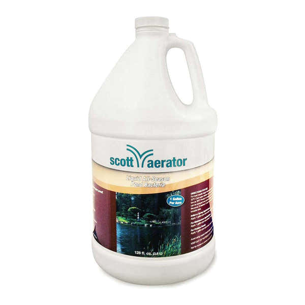 Scott Aerator: All Season Liquid Pond Bacteria | Gallon