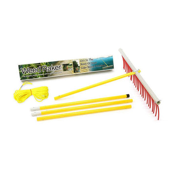thumbnail image 2 of Jake's Rakes 48" Double-Sided Drop And Drag Lake/Pond Weed Rake - Aquatic Weed Removal 2 of 3