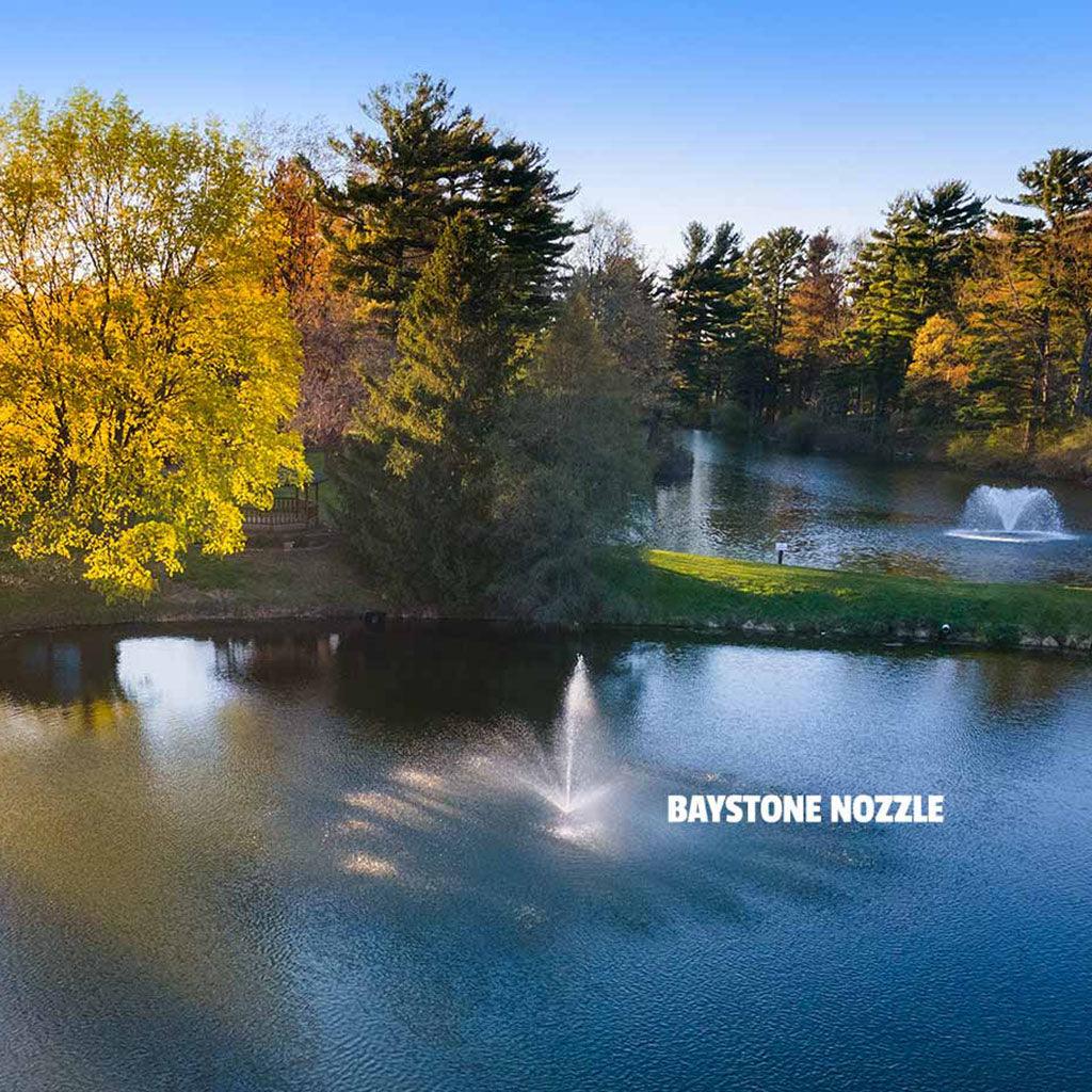 Scott Aerator: Great Lakes Decorative Fountain | 230V | 3/4 HP, 1 HP, 1-1/2 HP | 100' Cord, 150' Cord, 200' Cord - Midwest Ponds