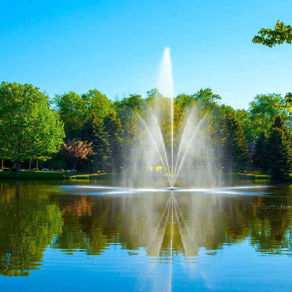 Scott Aerator: 230V | Clover Fountain | 1/2 HP, 1 HP, 1-1/2 HP | Decorative Pond Fountain